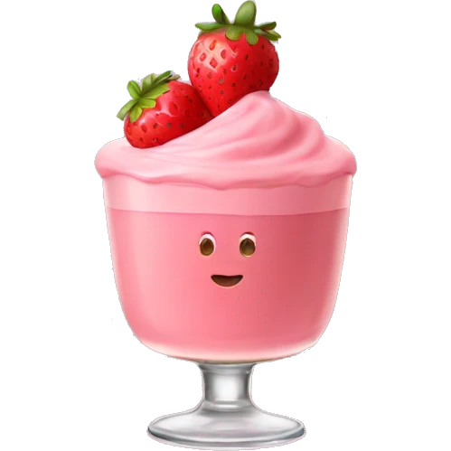 Strawberry Mousse emoji