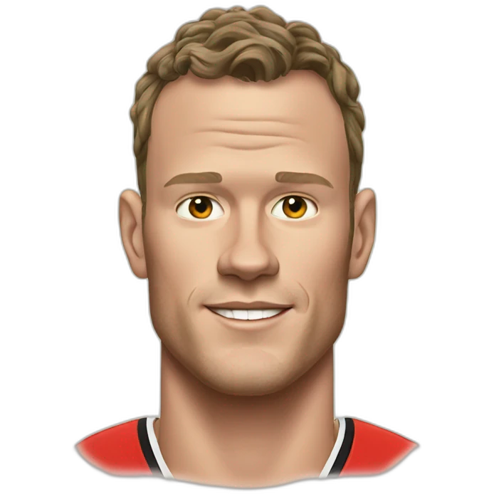 Jonathan Toews as beach bum emoji