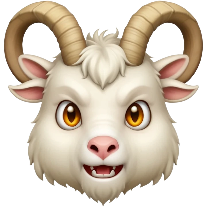 Goat Angry emoji