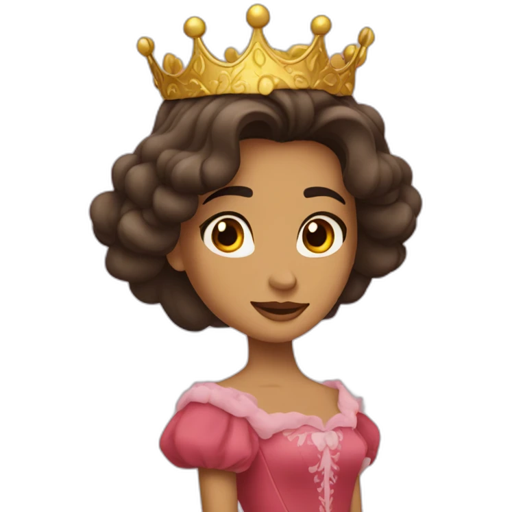 Princesa valiente emoji