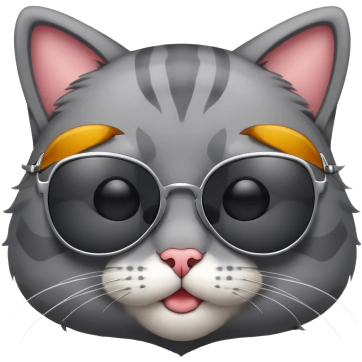 Cat wearing sunglasses emoji