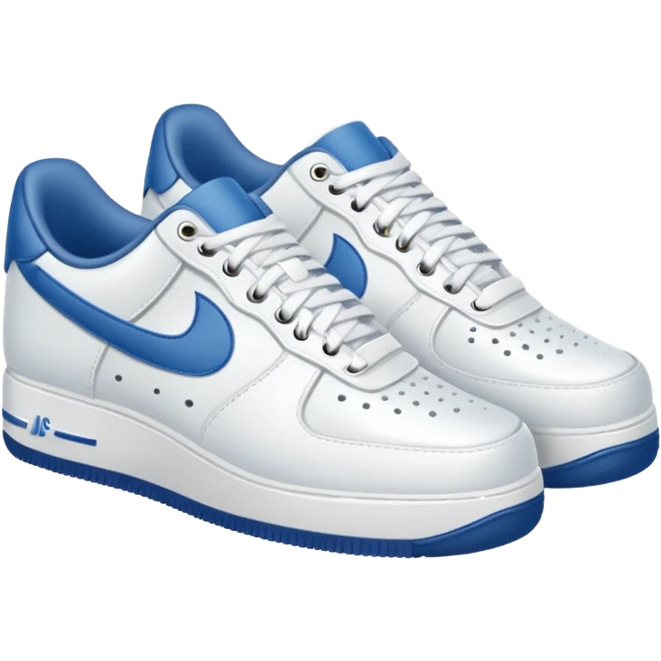 make a genmoji for a pair of white air force shoes. Fully white and no logo emoji