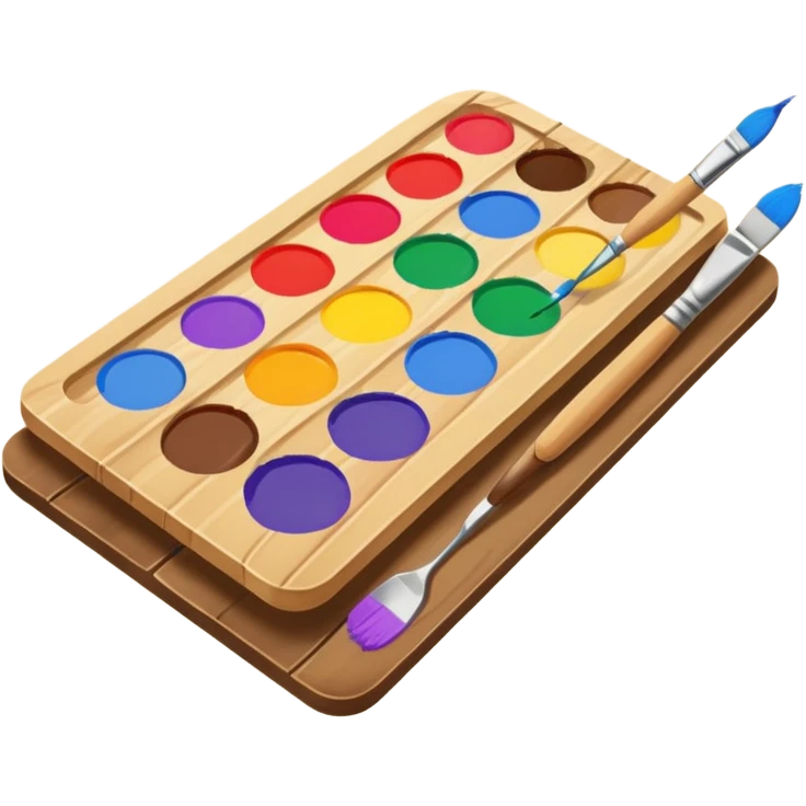 Palette with brush emoji