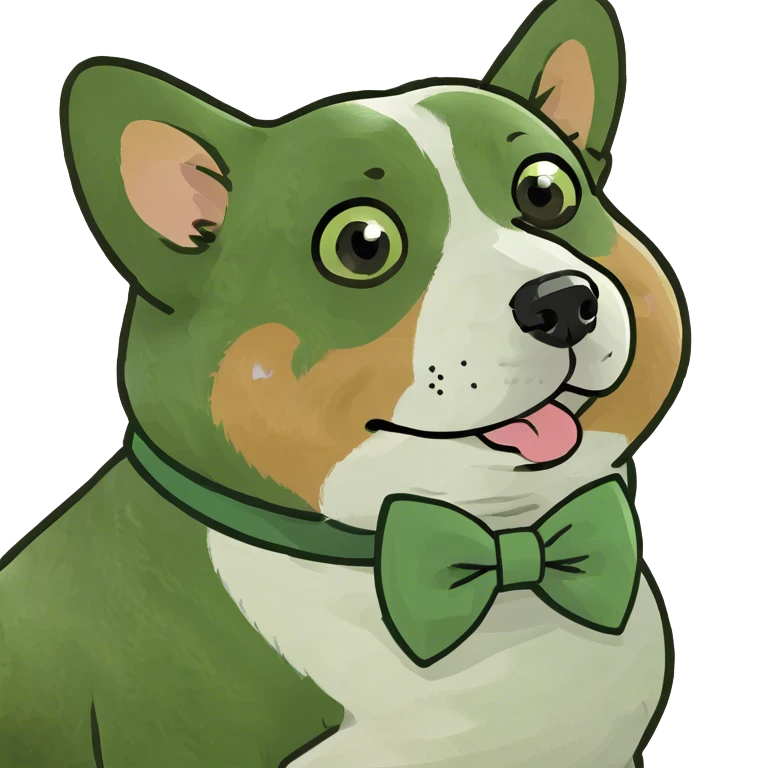 Fat corgi begging emoji