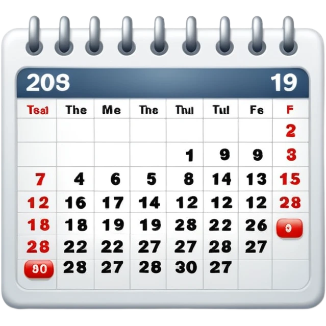 calendario emoji