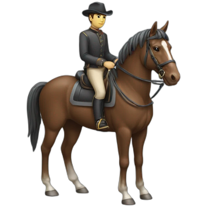 Homme-cheval emoji