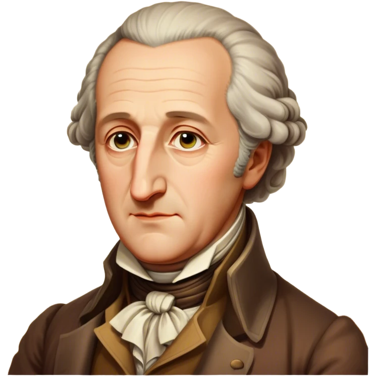 Cinematic Realistic Johann Wolfgang von Goethe Portrait Emoji, depicted as an intellectual literary giant with a thoughtful gaze and refined attire, rendered with detailed textures and warm classical lighting that captures his enduring literary influence. emoji