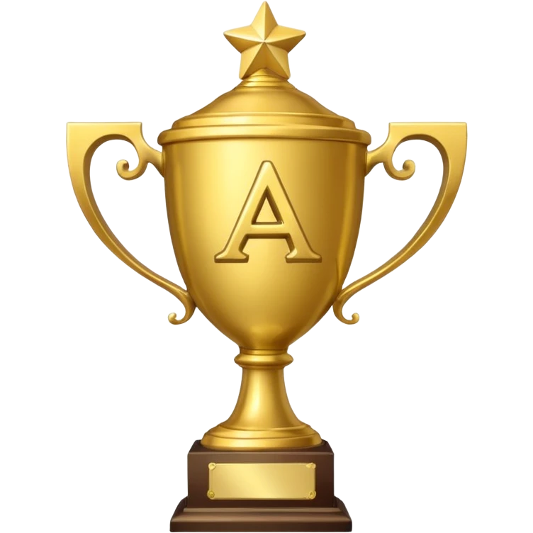 Please put the word "asar" on the trophy emoji