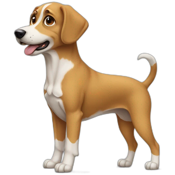 Chiens debout emoji