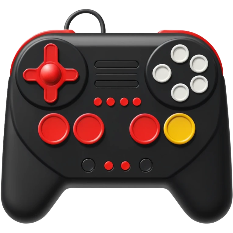 Retro joystick console emoji