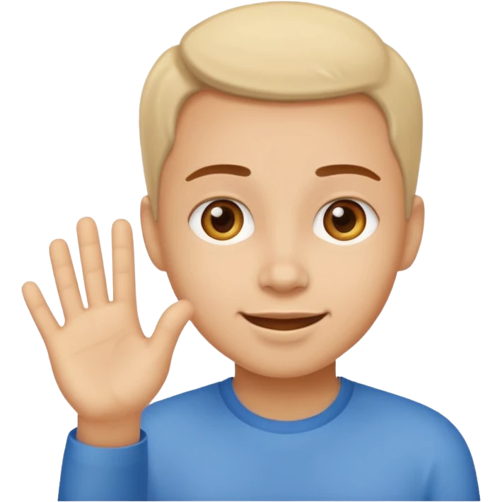 saying hello avatar emoji