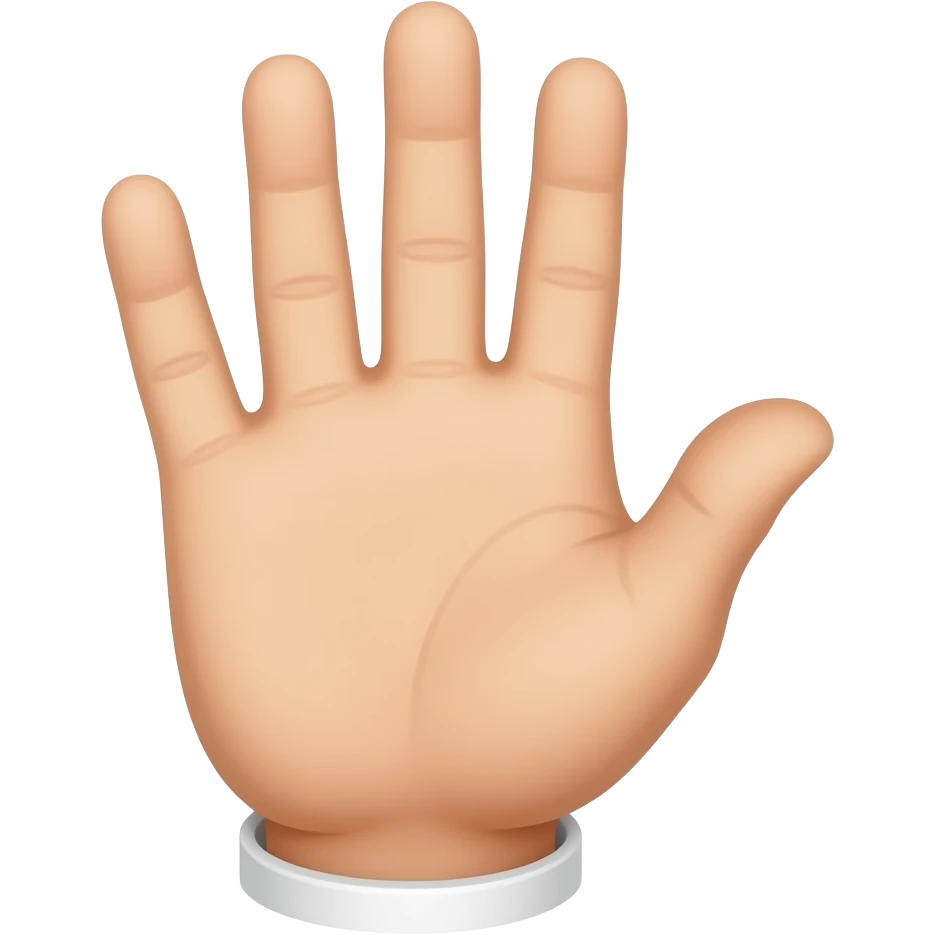 Hand with 6 fingers thumb up emoji