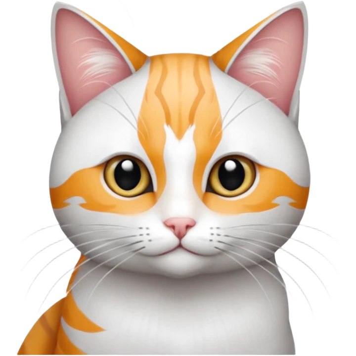 створити чарівного котика  на чотирьох лапках  махає  хвлстиком emoji