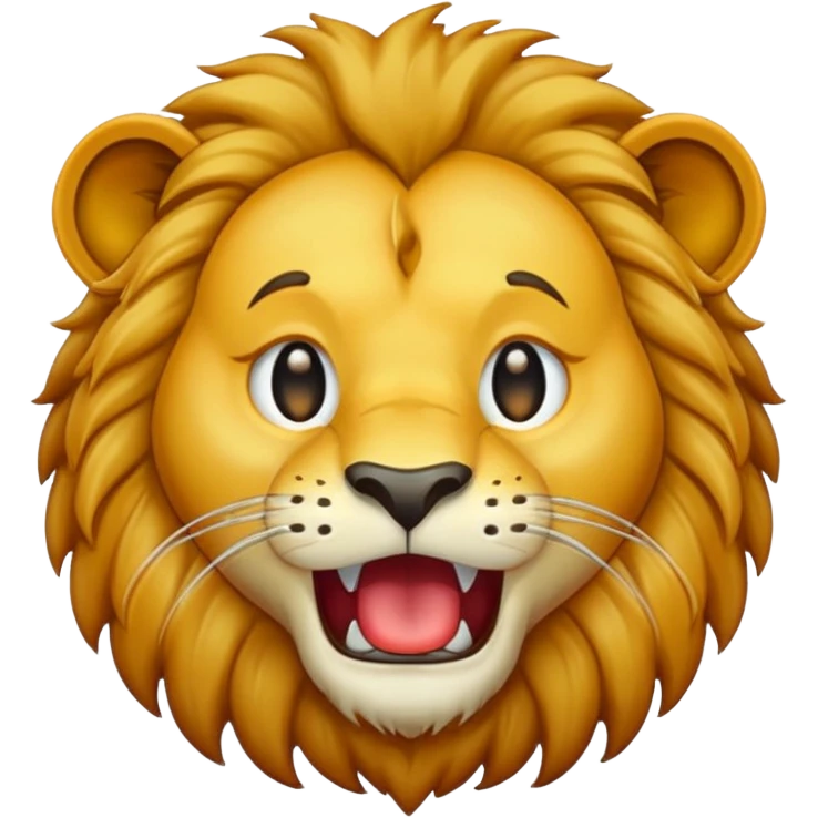 Lion salivating  emoji