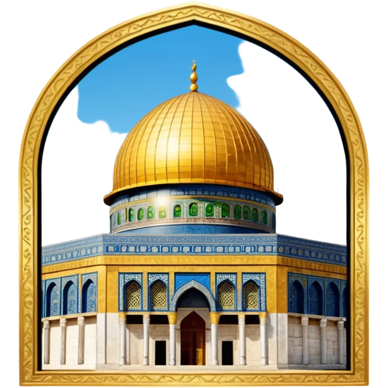 Dome of the rock, Palestine emoji