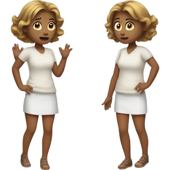 Girl shrugging  emoji