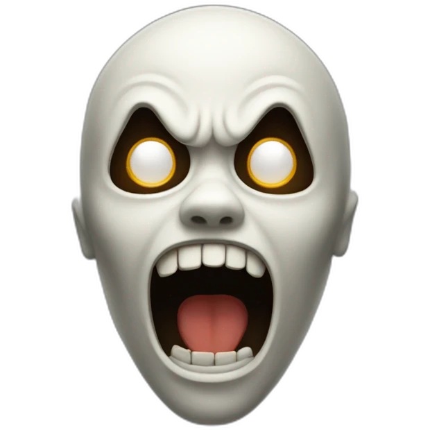 Scream emoji