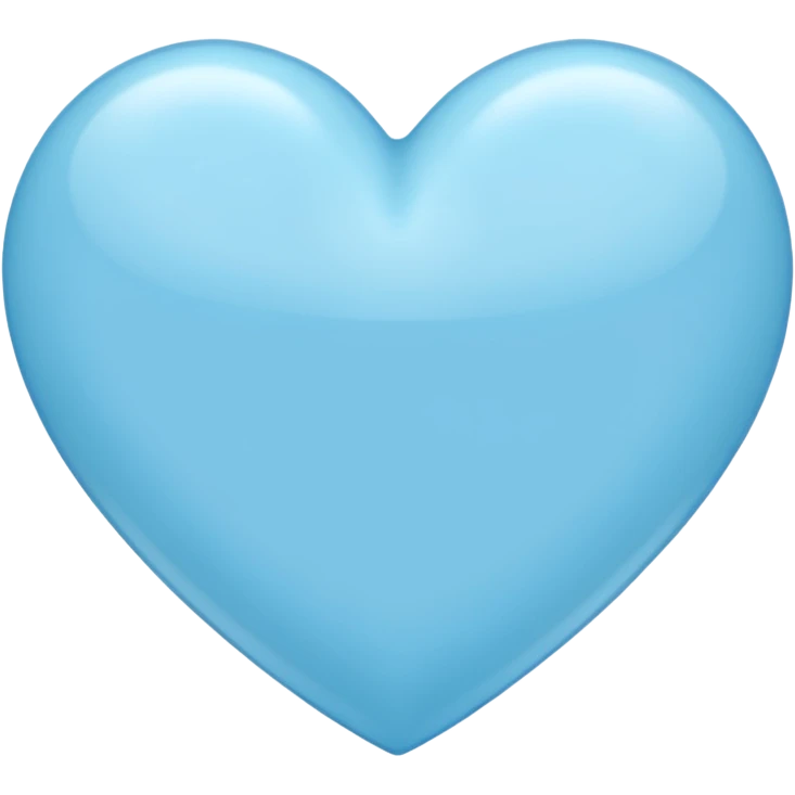 Corazon azul claro emoji