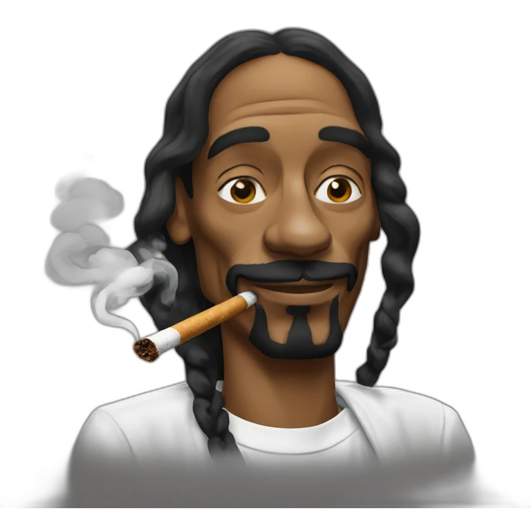 Snoop dogg smoking emoji