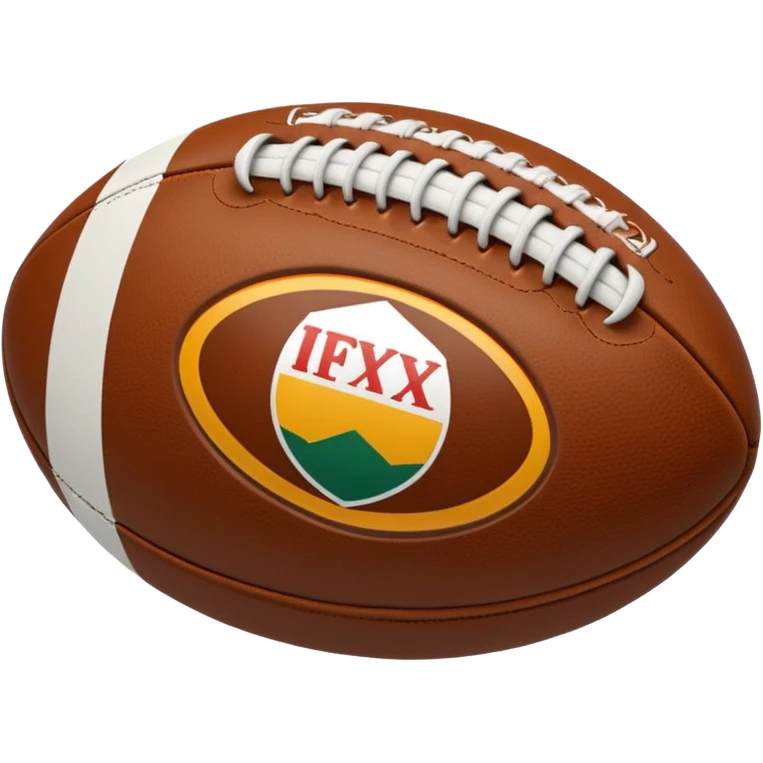 Rugby ball emoji