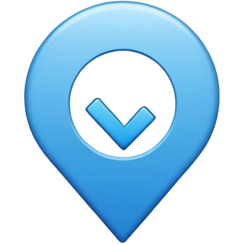 Ein blauer hacken emoji