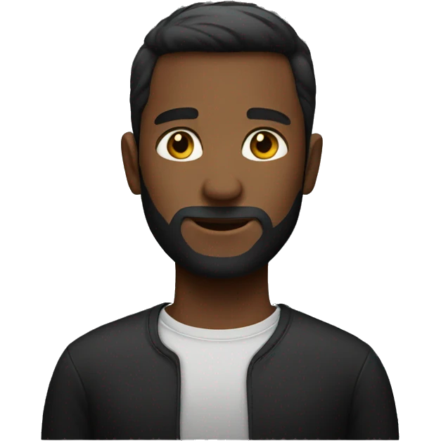 An black shirt  emoji