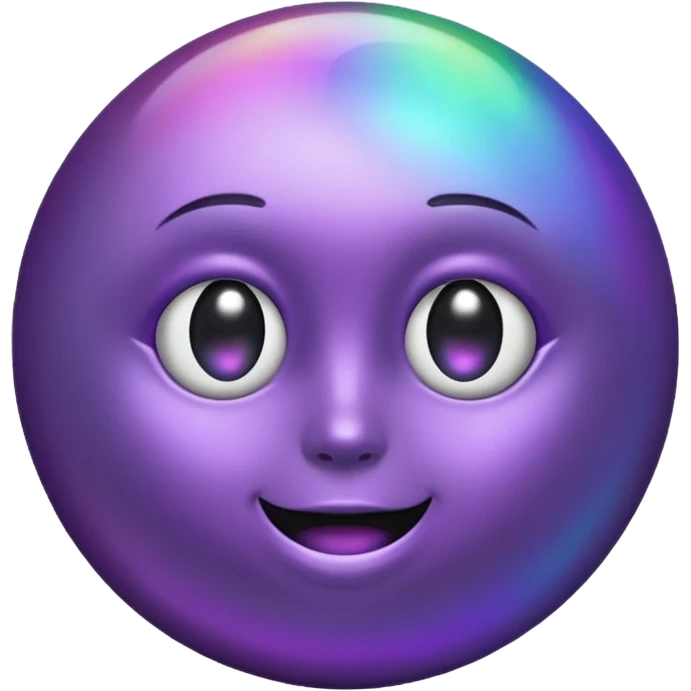 black and purple pearl black colour emoji