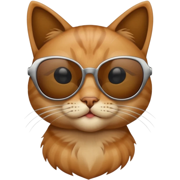 Cat wearing sunglasses emoji