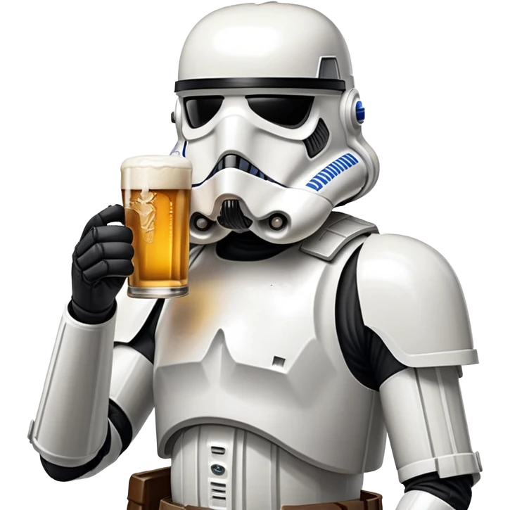 Stormtroper with beer emoji