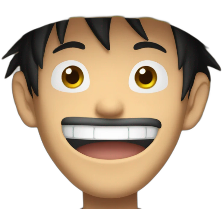 Luffy style emoji