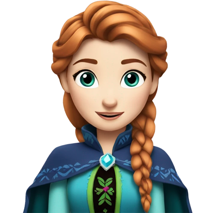 Princess anna frozen emoji
