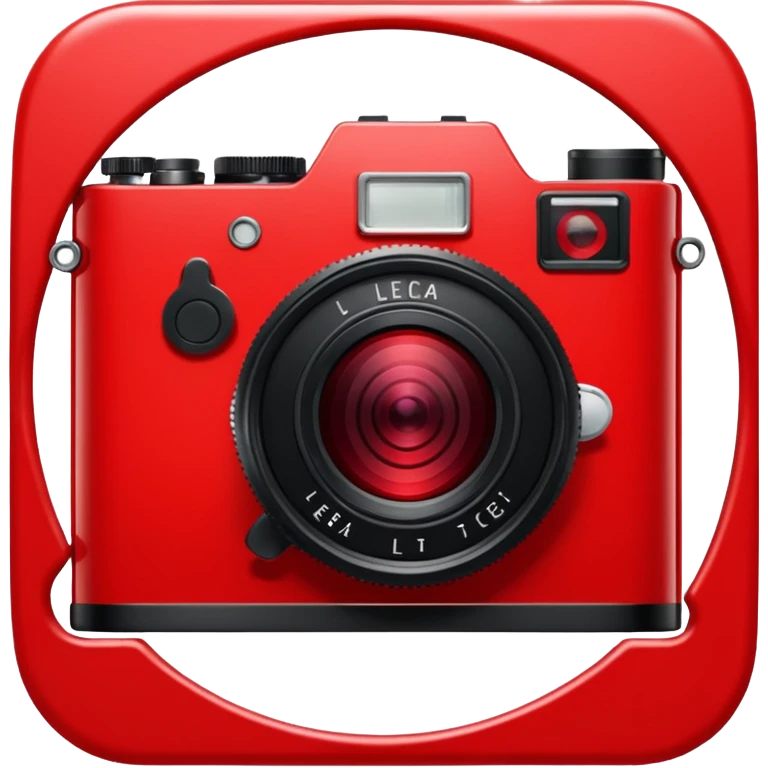Leica red logo emoji