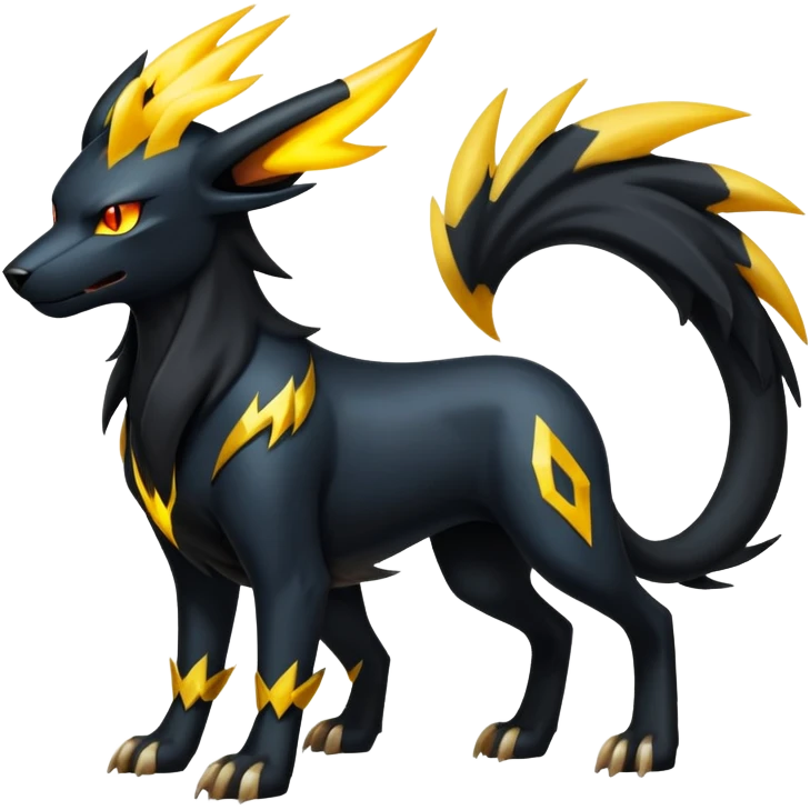 Luxray-Manectric-Houndoom-Pokémon-Fakémon-hybrid-creature emoji