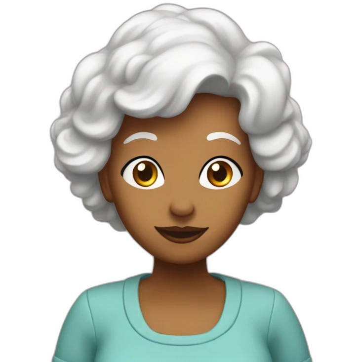 Mamie qui joue emoji