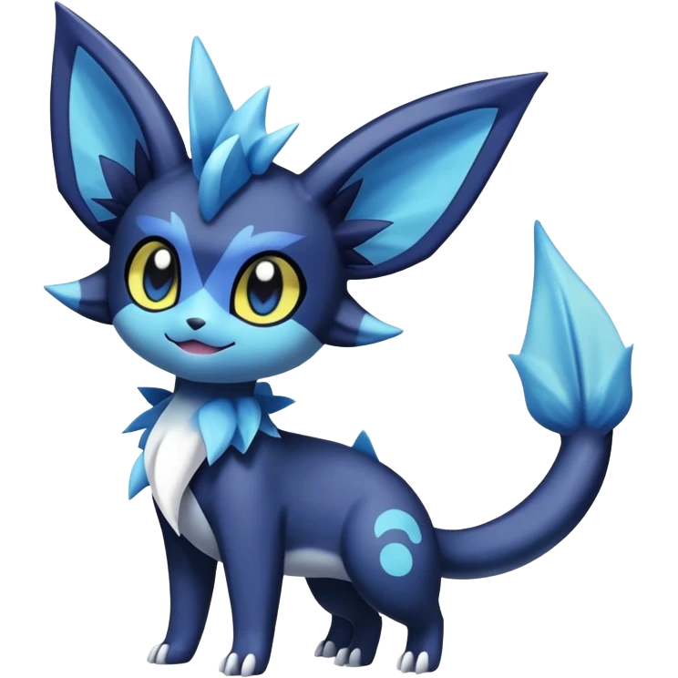 Noibat-Vaporeon-Meowstic-Umbreon-Fakémon-hybrid-creature (full body)  emoji