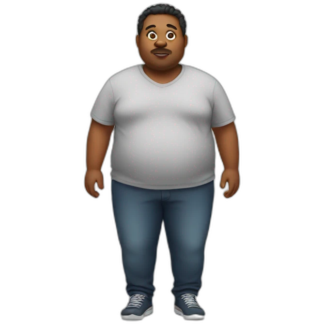 fat person emoji