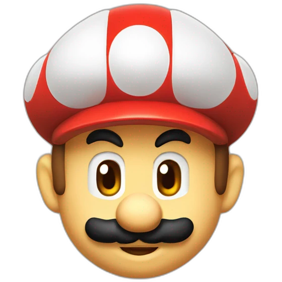 Super mario vector Illustration emoji