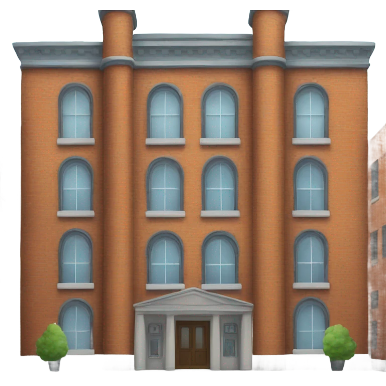 A lively building that says gar on it emoji