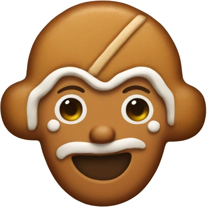 gingerbread cookie emoji