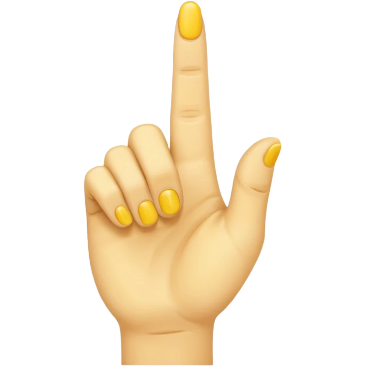 I want a classic emoji with hand finger emoji
