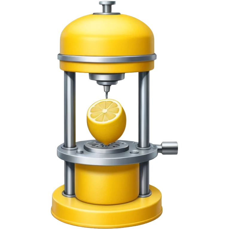 mac os icon hydraulic press machine lemon emoji