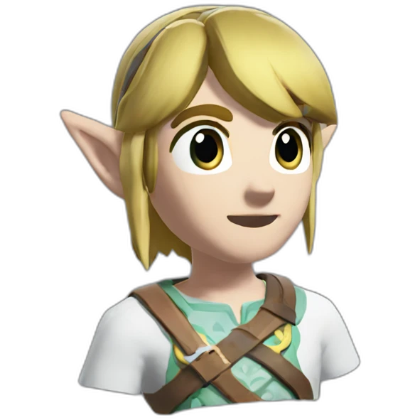 Link of Zelda with oculus quest white emoji