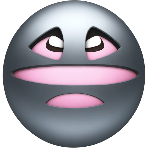 Metal Kirby ball emoji