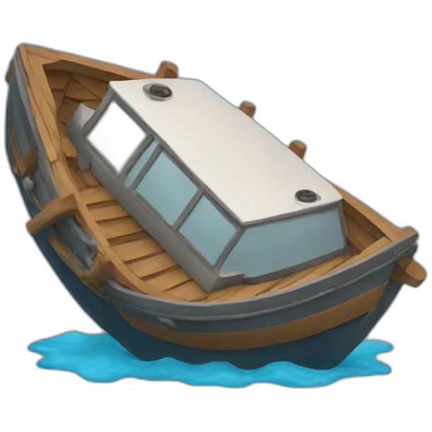 sinking boat emoji