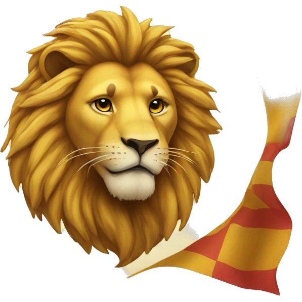 Lion and sun flag emoji