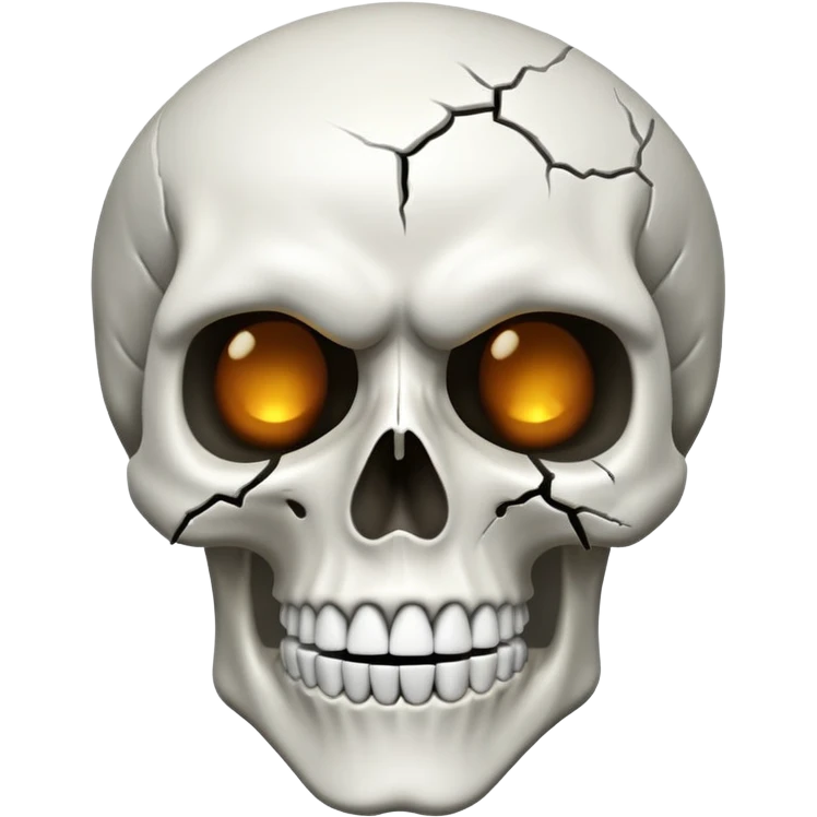Skull in eternal anguish and pain  emoji