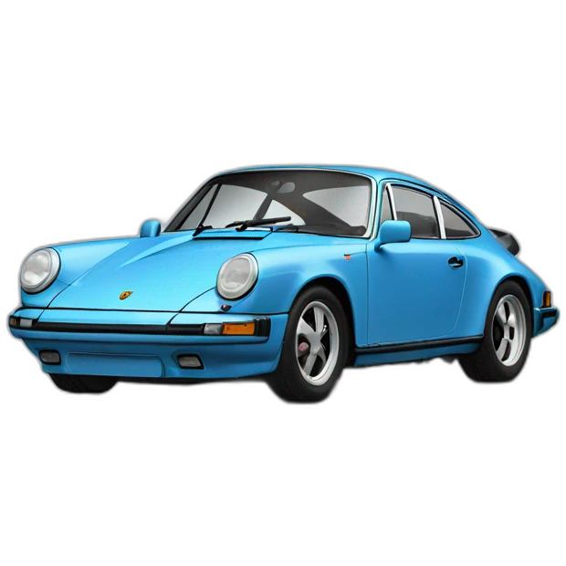 Porsche blue emoji