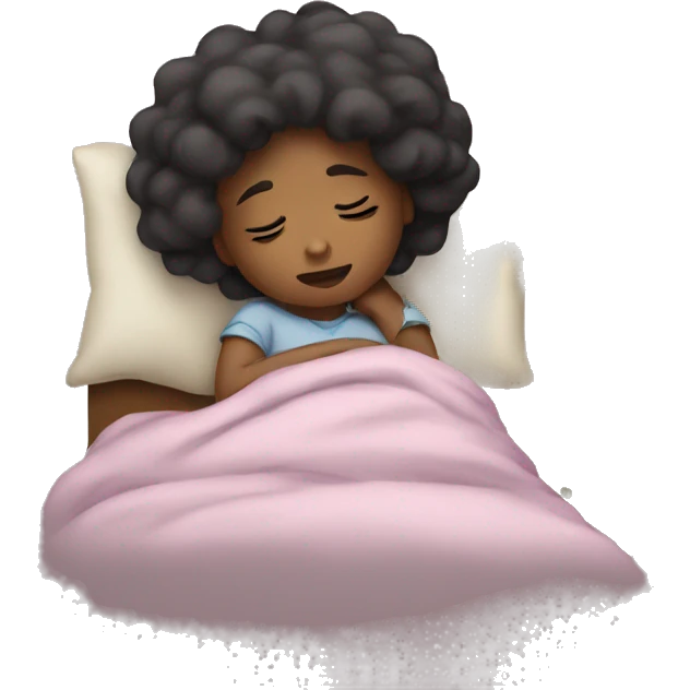 girl trying to sleep emoji