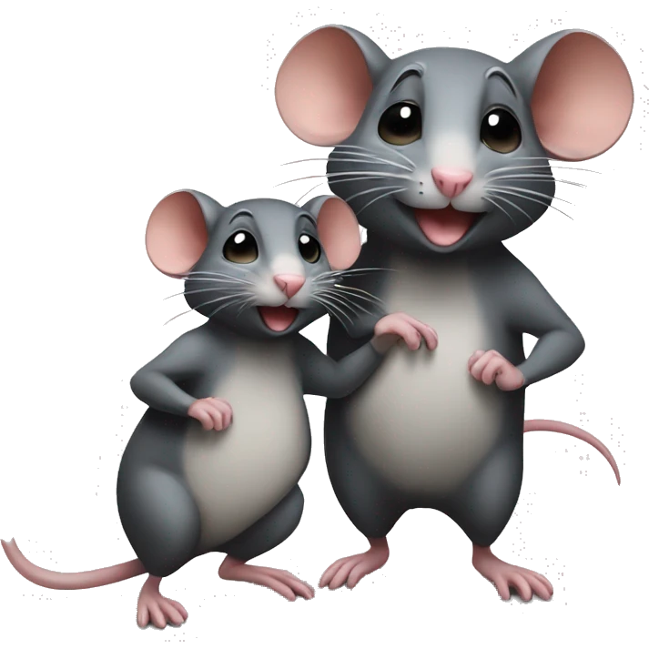 Rat loves rat emoji