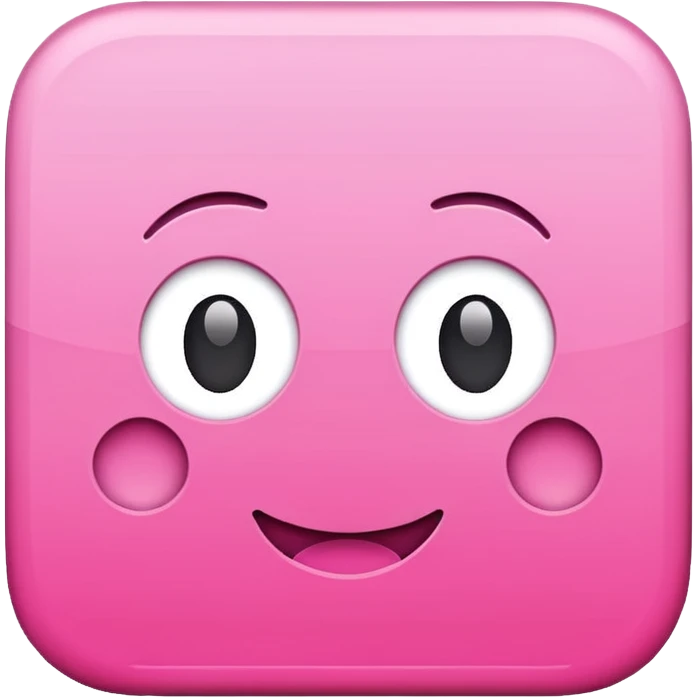 pink simple plan square emoji